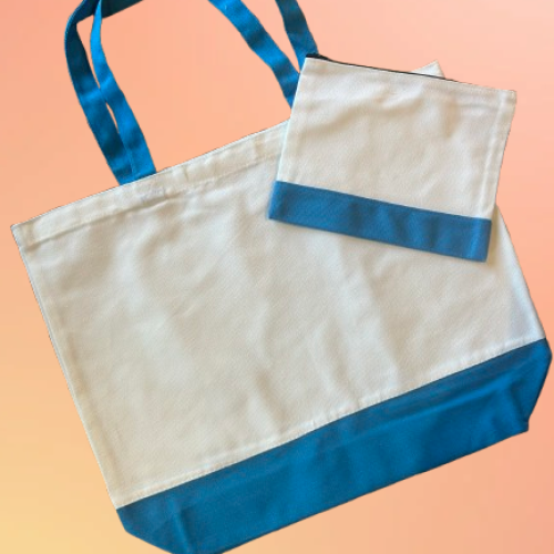 Lot Sac + pochette "Bicolore"