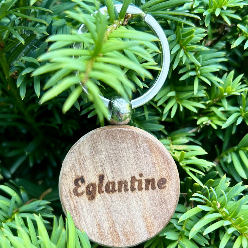 Porté clé bois 1 face